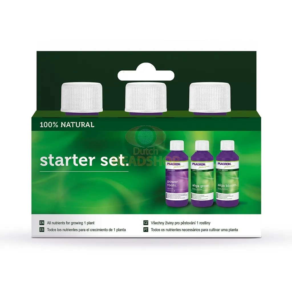 Набор Plagron Starter Set, Natural 100% от магазина GrowMix