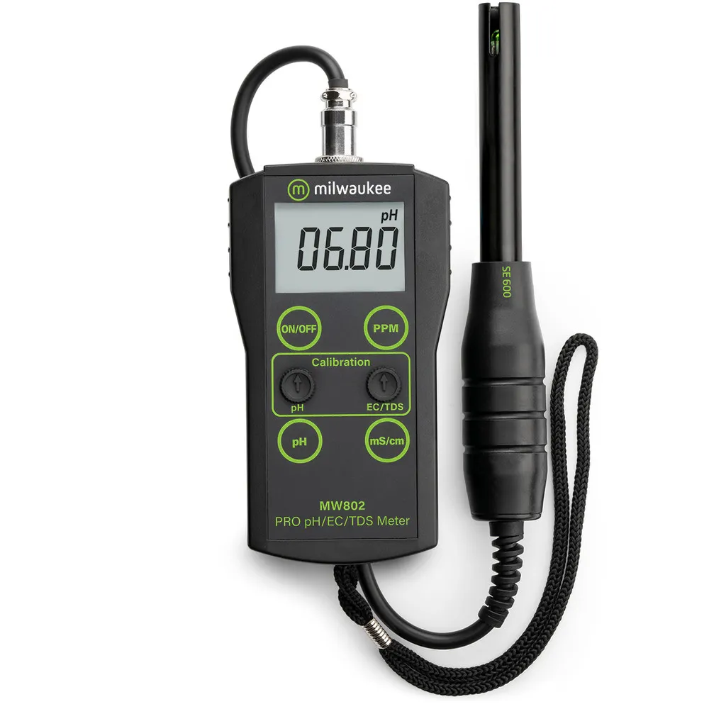 Milwaukee MW802 PRO 3-in-1 pH, EC, TDS Комбо Метр